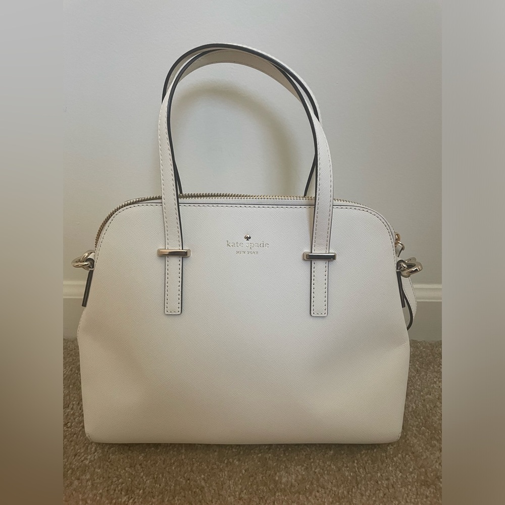 White Kate Spade Shoulder Bag